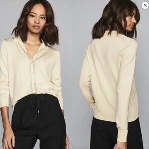 Reiss Ida Knit button up shirt/cardigan